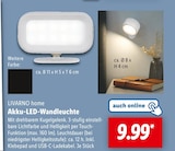 Akku-LED-Wandleuchte bei Lidl im Seelow Prospekt für 9,99 €