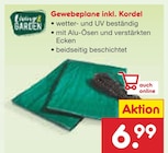 Netto Marken-Discount Feuchtwangen - Gewebeplane inkl. Kordel Angebot im Prospekt Gewebeplane inkl. Kordel bei Netto Marken-Discount im Feuchtwangen Prospekt für 6,99 €