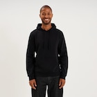 La Halle Cogolin - Promo Sweat molleton à capuche hoodie noir homme Promo Sweat molleton à capuche hoodie noir homme à 15,99 € dans le catalogue La Halle à Cogolin