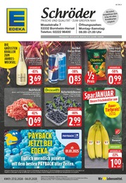 EDEKA Prospekt für Bornheim: "Aktuelle Angebote", 24 Seiten, 27.12.2024 - 04.01.2025