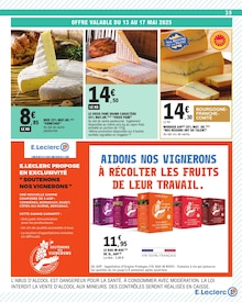 Promotion Poisson dans le prospectus E.Leclerc, valable du 13/05/2025 au 24/05/2025 Promo Poisson dans le catalogue E.Leclerc du moment à la page 35