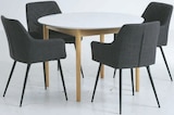 TABLE MARSTRAND + CHAISE PURHUS à Jysk dans Moivre