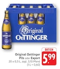 Pils Angebote von Oettinger bei EDEKA Mannheim für 5,99 €