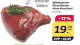 Hirschkeule ohne Knochen Angebote von Wildmacher bei Netto mit dem Scottie Freiberg für 19,90 €