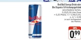 Energy Drink Angebote von Red Bull bei nah und gut Ansbach für 0,99 €