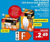 LED-Kerze und -Reflektor Angebote von Gut & Günstig bei Marktkauf Coburg für 2,49 €