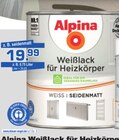 Weißlack für Heizkörper Angebote von Alpina bei Bauzentrum Borgers Wesel für 19,99 €