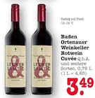 Rotwein Cuvée Angebote von Baden Ortenauer Weinkeller bei E center Oberursel für 3,49 €