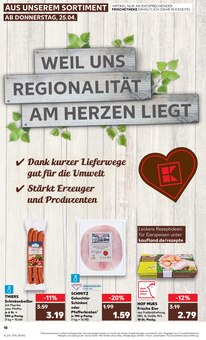 Kochwurst im Kaufland Prospekt "Aktuelle Angebote" mit 44 Seiten (Bochum)