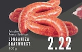 Aktuelles Frische Porco Ibérico Longaniza Bratwurst Angebot bei E center in Gelsenkirchen ab 2,22 €