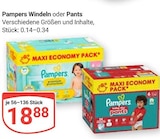 Windeln im Angebot bei GLOBUS in Rüsselsheim Windeln Angebote von Pampers bei GLOBUS Rüsselsheim für 18,88 €