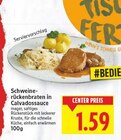 Schweinerückenbraten in Calvadossauce Angebote bei E center Falkensee für 1,59 €