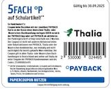 5FACH °P von Payback im aktuellen Thalia Prospekt