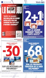 Prix et réduction Mozzarella dans le prospectus Intermarché Super en cours Offre Mozzarella dans le catalogue Intermarché Super du moment à la page 6