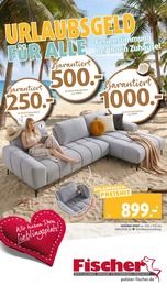 Couch im Polstermöbel Fischer Prospekt in Bruchsal Aktueller Polstermöbel Fischer Prospekt mit Couch, "URLAUBSGELD FÜR ALLE", Seite 1