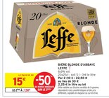 Bière Blonde d'Abbaye - LEFFE en promo chez Intermarché Contact Châlons-en-Champagne à 7,50 €