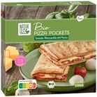 Aktuelle Mozzarella Angebote bei Penny in Leipzig Aktuelles Bio Pizza Pockets Tomate-Mozzarella mit Pesto Angebot bei Penny in Leipzig ab 2,99 €