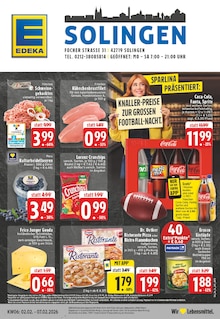 EDEKA Prospekt der Woche "Aktuelle Angebote" Seite 1, 02.02.2026 bis 07.02.2026 für Solingen Aktueller EDEKA Prospekt "Aktuelle Angebote" Seite 1 von 26 Seiten für Solingen