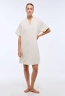 Chemise de nuit rayée en coton en promo chez Monoprix Margaret Chemise de nuit rayée en coton dans le catalogue Monoprix Margaret