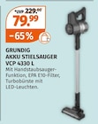 AKKU STIELSAUGER VCP 4330 L von GRUNDIG im aktuellen Müller Prospekt für 79,99 €