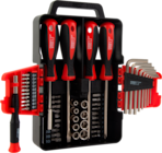 Promo Kit outils 52 pièces à 9,99 € dans le catalogue Brico Dépôt à Herbignies Villereau