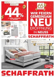 Schaffrath Prospekt für Kleve: "WIR FEIERN GEMEINSAM NEUERÖFFNUNG IN NEUSS", 4 Seiten, 17.10.2026 - 01.11.2026