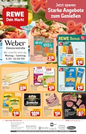 Fleisch im REWE Prospekt in Essen Aktueller REWE Prospekt mit Fleisch, "Dein Markt", Seite 1