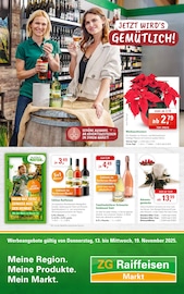 Weihnachten im ZG Raiffeisen Prospekt in Karlsruhe Aktueller ZG Raiffeisen Prospekt mit Weihnachten, "JETZT WIRD'S GEMÜTLICH", Seite 1