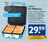 XL-Waffeleisen im Angebot bei ALDI SÜD in Rodgau XL-Waffeleisen Angebote von Ambiano bei ALDI SÜD Rodgau für 29,99 €