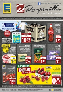 EDEKA Prospekt der Woche "Aktuelle Angebote" Seite 1, 30.06.2025 bis 05.07.2025 für Paderborn Aktueller EDEKA Prospekt "Aktuelle Angebote" Seite 1 von 24 Seiten für Paderborn
