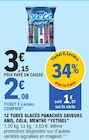 12 Tubes Glacés Panachés Saveurs Anis, Cola, Menthe - YETIGEL en promo chez E.Leclerc 12 Tubes Glacés Panachés Saveurs Anis, Cola, Menthe - YETIGEL dans le catalogue E.Leclerc