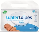 Lingettes bébé - WATERWIPES en promo chez Intermarché Hyper Lingettes bébé - WATERWIPES dans le catalogue Intermarché Hyper