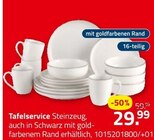 Tafelservice im ROLLER Prospekt Tafelservice von im aktuellen ROLLER Prospekt für 29,99 €