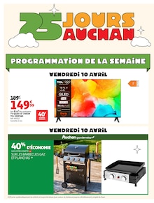 Catalogue Auchan Hypermarché de la semaine "25 JOURS AUCHAN" avec 2 pages, valide du 08/04/2026 au 19/04/2026 pour Aussillon et alentours Prospectus Auchan Hypermarché de la semaine "25 JOURS AUCHAN" avec 2 pages, valide du 08/04/2026 au 19/04/2026 pour Aussillon et alentours