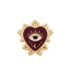 Broche en acier doré et laque coeur oeil à 19,00 € dans le catalogue E.Leclerc
