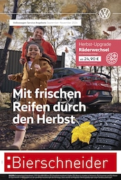 Volkswagen Prospekt für Freystadt: "Mit frischen Reifen durch den Herbst", 1 Seite, 01.09.2024 - 30.11.2024