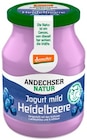 Jogurt mild Heidelbeere Angebote von Andechser Natur bei REWE Regensburg für 2,19 €