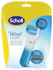 Râpe Électrique Velvet Smooth + Recharge Contour du Pied - SCHOLL - Intermarché Super Râpe Électrique Velvet Smooth + Recharge Contour du Pied - SCHOLL à 12,99 € dans le catalogue Intermarché Super
