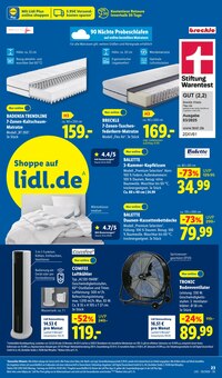 Bettdecke im aktuellen Lidl Prospekt (Augsburg) Bettdecke im Lidl Prospekt "LIDL LOHNT SICH" mit 72 Seiten (Augsburg)