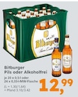 Pils oder Alkoholfrei Angebote von Bitburger bei Globus-Baumarkt Völklingen für 12,99 €