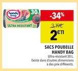 Sacs poubelle - Handy Bag en promo chez Supeco Nancy à 2,11 €