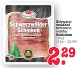 Schwarzwälder Schinken Angebote von Schwarzwaldhof bei E center Offenbach für 2,29 €