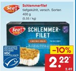 Schlemmerfilet Angebote von SeaGold bei Netto Marken-Discount Goslar für 2,22 €