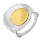 Bague en or jaune et argent rhodié - E.Leclerc Bague en or jaune et argent rhodié à 199,00 € dans le catalogue E.Leclerc