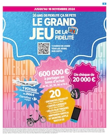 Promo Lait dans le catalogue Carrefour du moment à la page 11