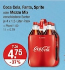 Malztrunk Angebote von Coca Cola, Fanta, Sprite oder Mezzo Mix bei V-Markt Regensburg für 4,75 €