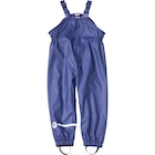 Regenhose mit Futter & Träger, blau, Gr. 86/92 von PUSBLU im aktuellen dm-drogerie markt Prospekt für 19,90 €