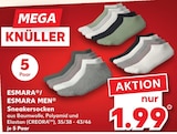 Sneakersocken im Kaufland Prospekt Sneakersocken von ESMARA/ESMARA MEN im aktuellen Kaufland Prospekt für 1,99 €