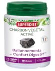 Charbon végétal x 150 gélules - 4,1 g - SUPERDIET dans le catalogue NaturéO