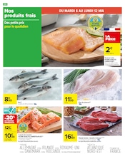 Promos Saumon dans le catalogue "LE GOÛT ÇA SE FÊTE !" de Carrefour à la page 22